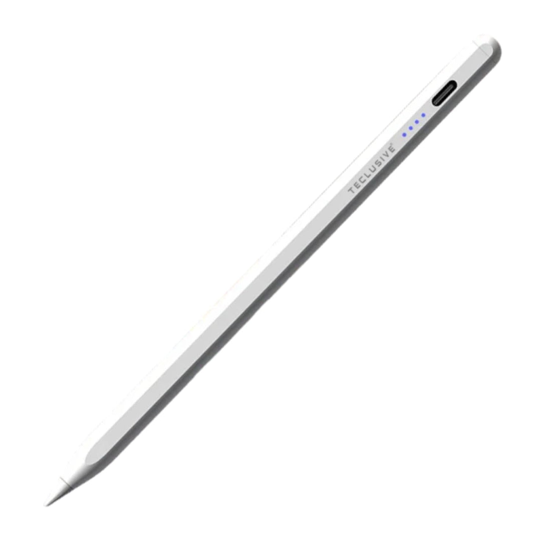 T Teclusive Smart Stylus Pen Compatible with Android Tablet Galaxy Realme One Plus/iPhone 15 14 | Pointed Tip | Remove Tempered Glass for Proper Working | No Palm Rejection
