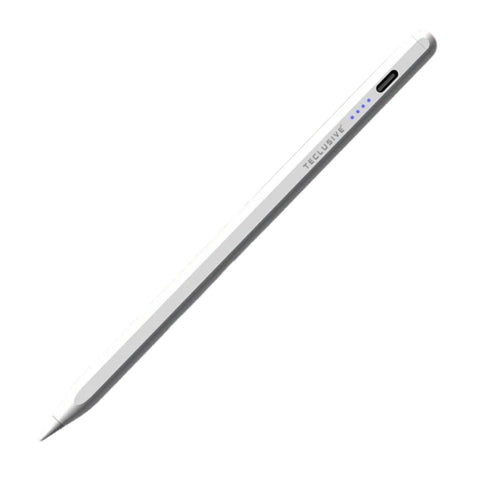 T Teclusive Smart Stylus Pen Compatible with Android Tablet Galaxy Realme One Plus/iPhone 15 14 | Pointed Tip | Remove Tempered Glass for Proper Working | No Palm Rejection