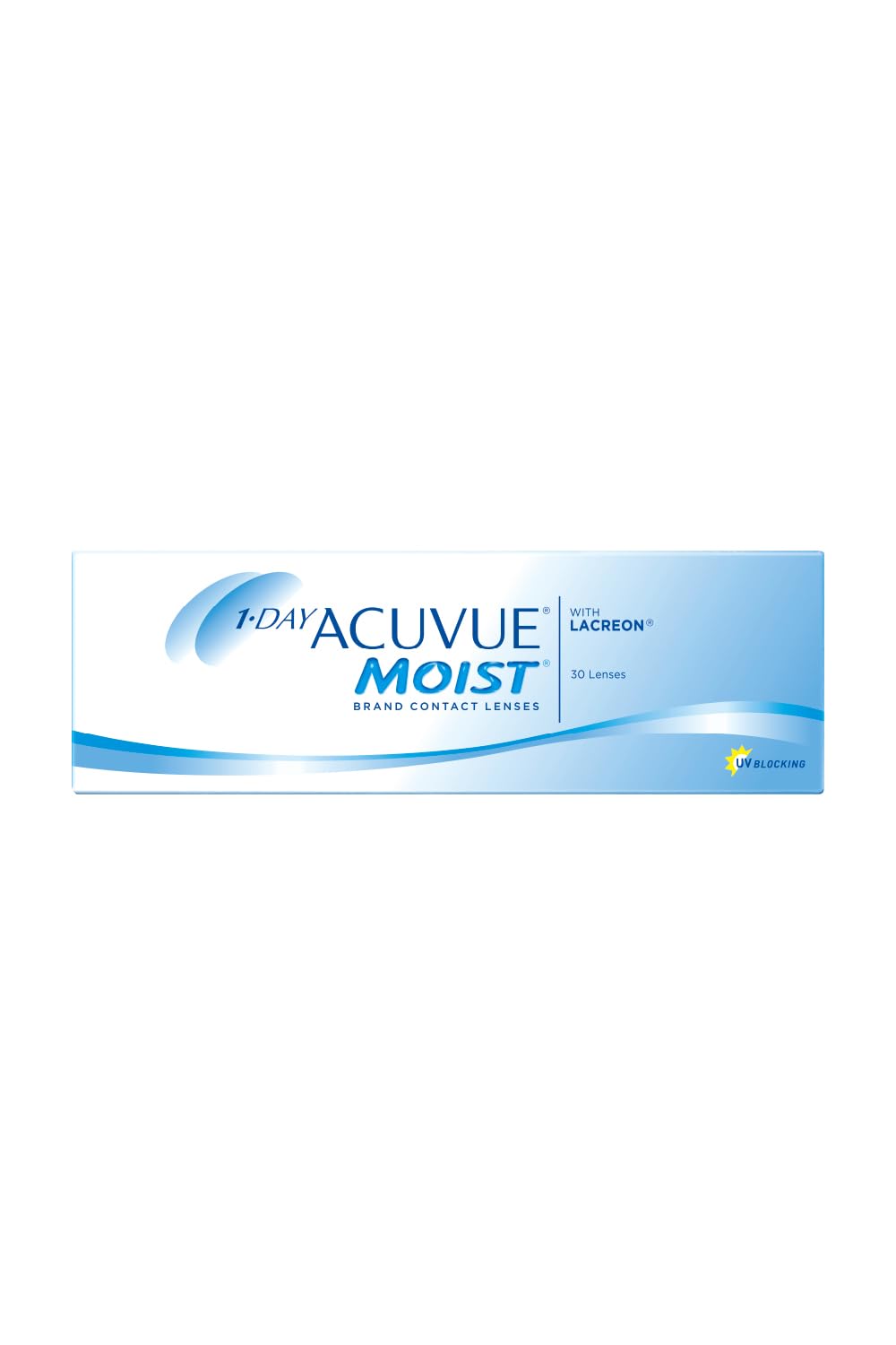 Acuvue 1 Day Moist Clear Lenses – Power -1.25