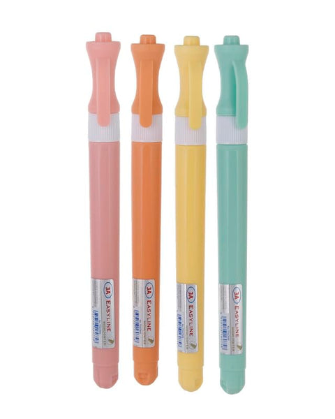 3A 704-OM4 Highlighter 4.5 ml Set Of 4 Pcs. - Multi Color