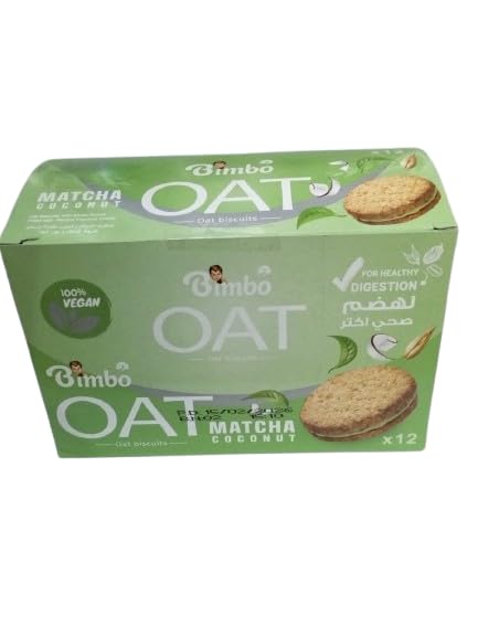 Bumbu Out Matcha Coconut Cream Oat Biscuits 35g * 12pcs
