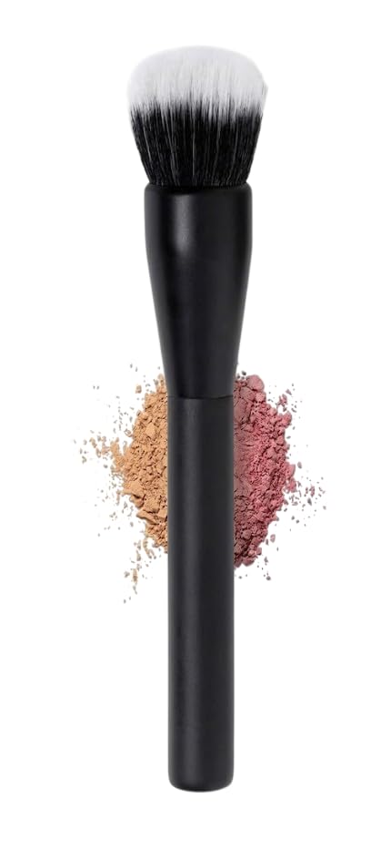 Cosmetics Loose Powder Brush - Synthetic Powder Foundation Brush for Blush & Foundation Makeup Blending - Cruelty Free
