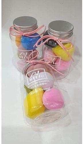 Generic Makeup Sponge Blending - 6 PCS Egg Shape, Polyurethane (PU) Material, Colorless, Transparent, Blending, Makeup Application