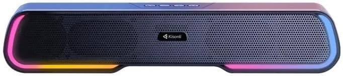 Bluetooth Sound Bar - LED-913 - RGB Stereo Music Speaker, with Multiple Playback Ports - TF Card - AUX