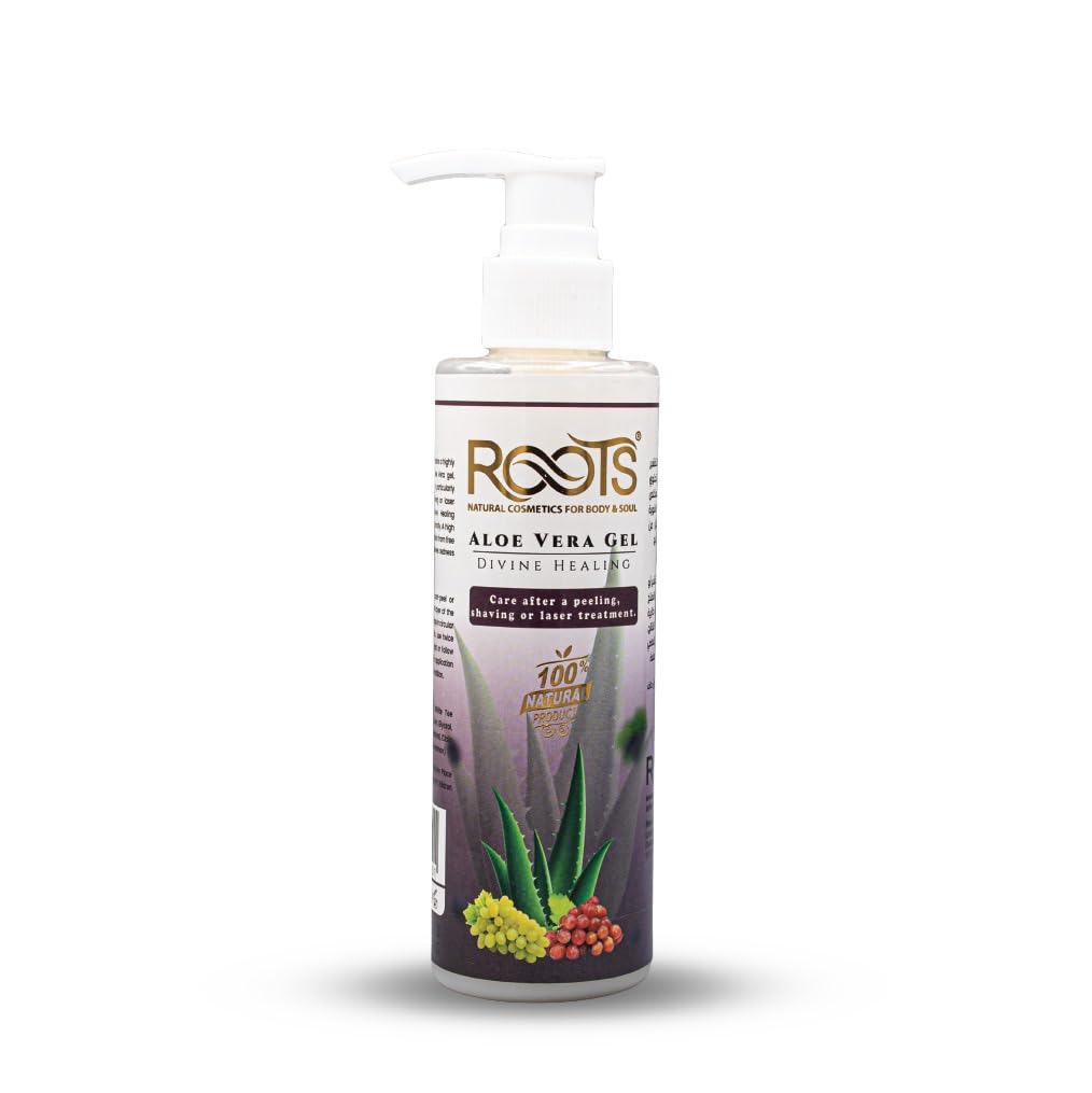 Divine Healing Aloe Vera Gel 200ml - Soothes Irritation, Hydration and Moisturization, Minimizes Redness, Reduces Risk of Hyperpigmentation