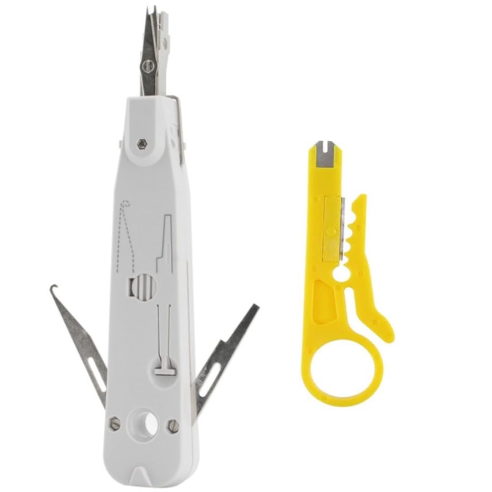 LSA Insertion Tool Network Tool Crown Lsa Insertion Tool for Ethernet RJ45 Network Socket CAT7 Cat5 Cat6 Ca6A Telephone Cable RJ11 Patch Panel DSL ISDN TAE