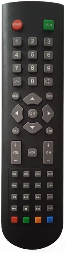 Remote Control for Skyline Smart TV, Replacement Controller, Easy Setup