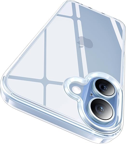 Crystal Clear Case for iPhone 17, 3X Anti-Yellowing and Virgin TPU 15ft Military Grade Drop Protection Slim Thin Clear Women Men Phone Case for iPhone 17 6.3 inch, Clear
