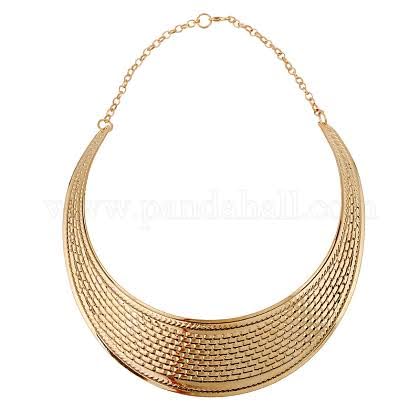 "Cleopatra Gold Collar Necklace" - Wide and Raised Neck Accessory Inspired by Pharaoh and Classical Luxury Designs