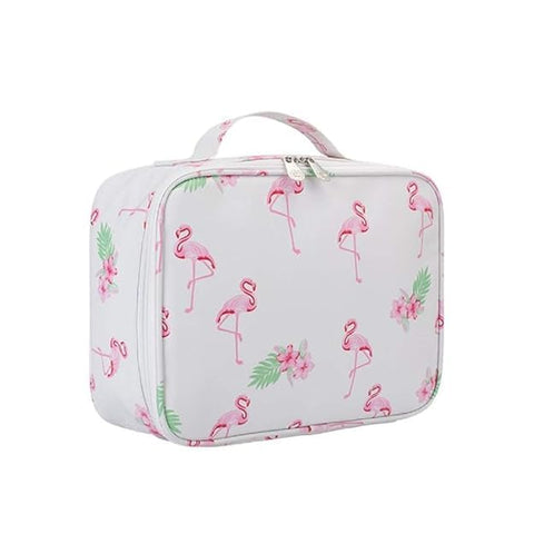 Multipurpose Waterproof Makeup Bag Cosmetic Organizer with Brush Holder Pouch, Large Travel Toiletry Bag for Women, Durable Beauty Storage Case 30 x 20 cm (One pack)