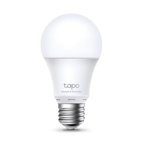 Tapo WiFi Smart Bulb, E27 LED Bulb, White, 4000K, Dimmable 8W 806Lm, Compatible with Alexa and Google Home, Voice Control, Energy Saving, Tapo L520E