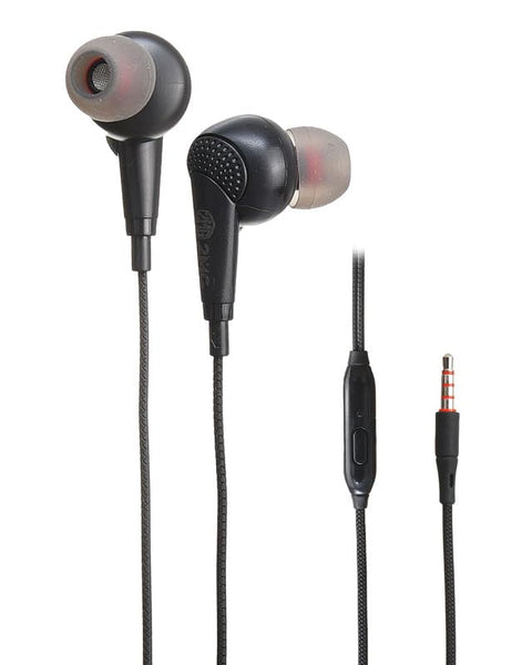 2MG MG-9 Wired Earphones 3.5mm Jack, In-Ear Design with Mic & Remote Cable Length 130CM, Black