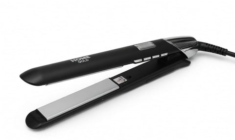 Hair Straightener - Ceramic Flat Iron, Fast Heating, Up to 980°F, 360° Swivel Cord, 35W Styling Tool for Curly or Straight Hair, HG-805 (Black)