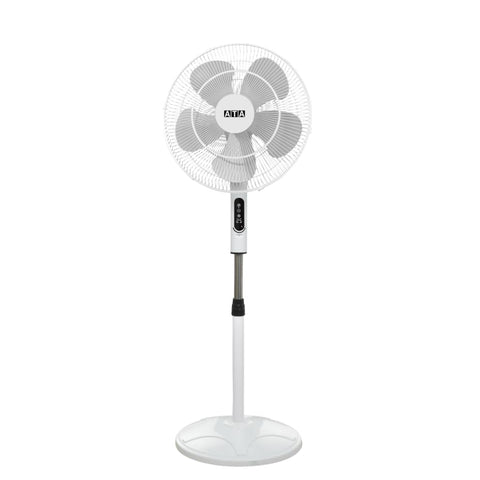 ATA Stand Fan 18 Inch 5 Blades 3 Speeds White S362