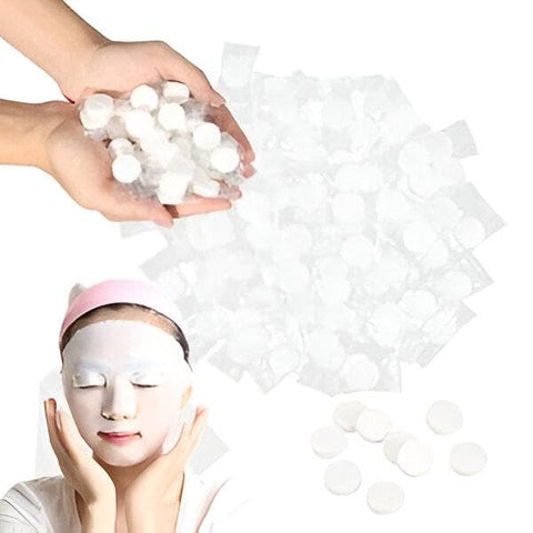 COMPRESSION FACE MASK - Unique Silk Leaf Face Mask, Provide You with a Comfortable Home Spa Experience, Perfect for Daily Use or Travel.(100pcs)