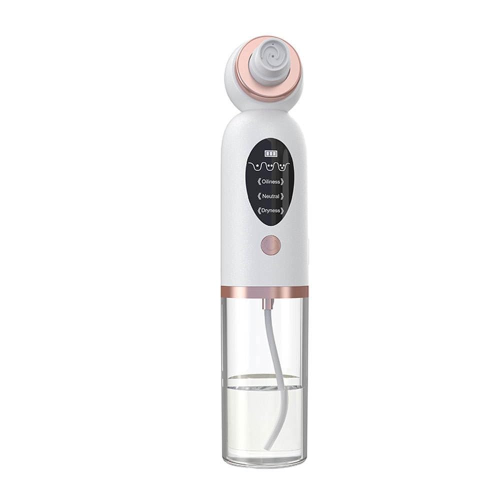 Blackhead Remover Vacuum Pore Cleaner Water Cycle Microbubble Facial Device USB Rechargeable Adjustable Suction Deep Cleansing Tool for Men Women, HY-25