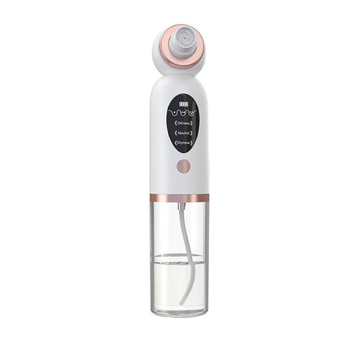 Blackhead Remover Vacuum Pore Cleaner Water Cycle Microbubble Facial Device USB Rechargeable Adjustable Suction Deep Cleansing Tool for Men Women, HY-25