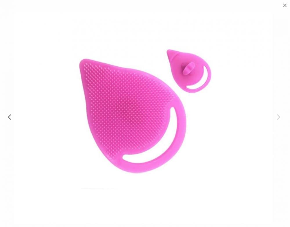 Soft Brush Facial Care Exfoliating Brush Infant Soft Silicone Wash Face Cleaning Pad Skin SPA Scrub Cleanser Toolco2876