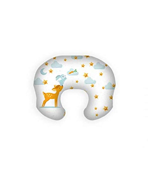 Mamas Gift, Mamas Pillow – Ergonomic Multi-Functional Nursing & Feeding Pillow – Firm U-Shape Support with Removable Cover – Soft Egyptian Cotton – White – Breast & Bottle Use
