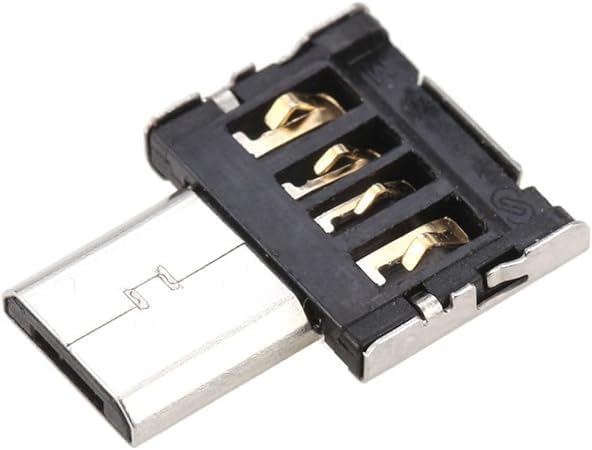 Feeshaa USB OTG Adapter USB 2.0 Type A (Male) to Micro USB 2.0 (Male) Ultra Small