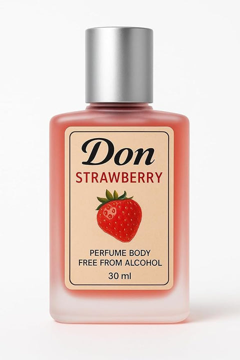 don Strawberry Perfume Body Free From Alcohol 30ml