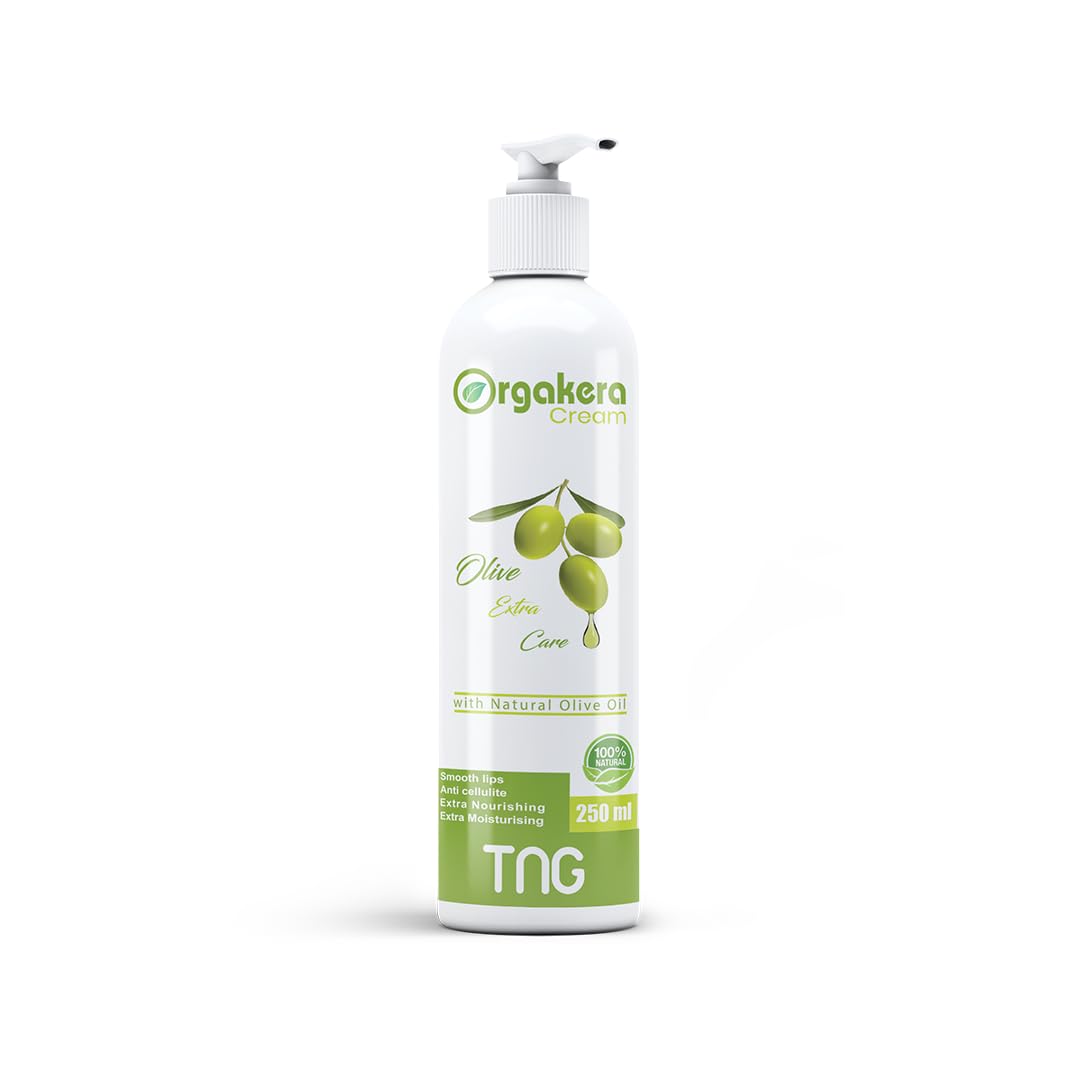 Orgakera Cream Extra Care Moisturizer with Olive Oil - 250 ml