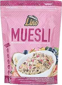 Lino muesli dried fruits whole grain - 375 gm