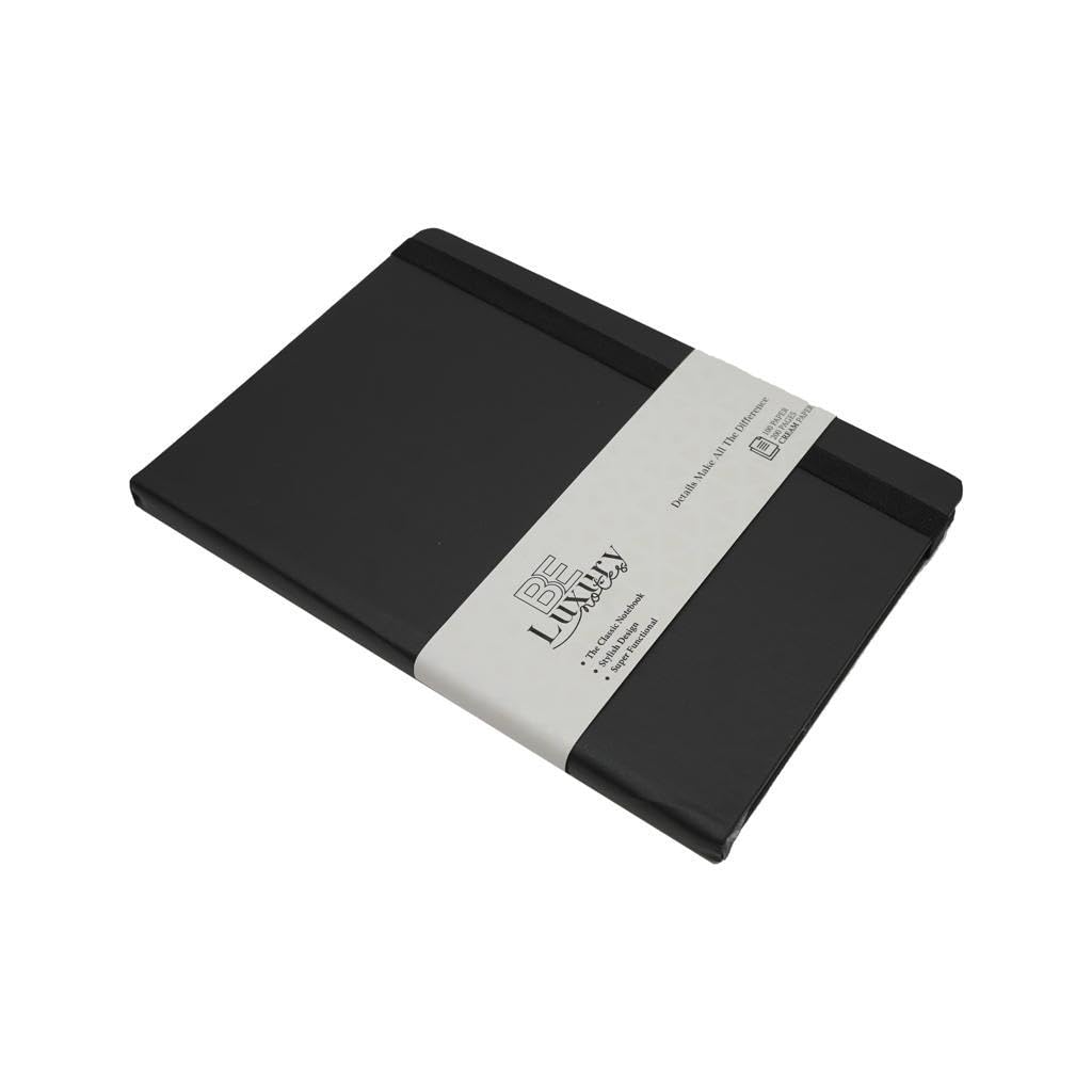 A5 Leather Notebook - (Black)