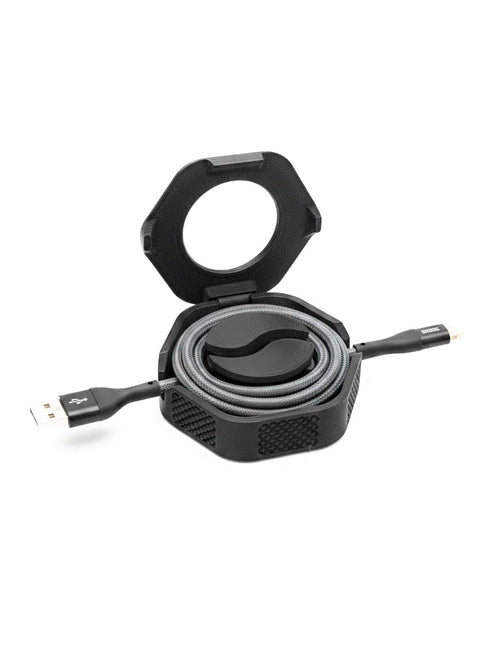 Premium Modern Portable Cable Organizer – Smart Hexagonal Wrap for Charging Cables, Laptop, Mobile – Tangle-Free, Perfect for Travel, Office