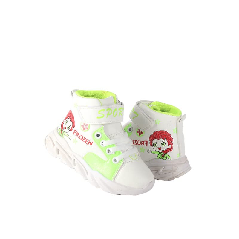 Tobaco Half Boat Girls Casual Leather 855 Green