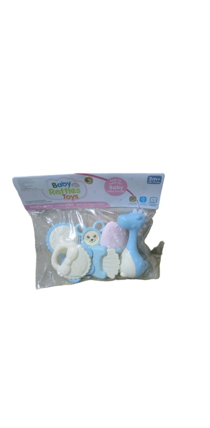 Baby Rattles Set For Babies, Multicolor, With Different Shapes
