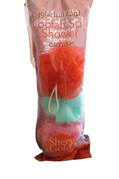 Sherry Gold loofah Spa Shabika Shower 75 gm (3 pieces)