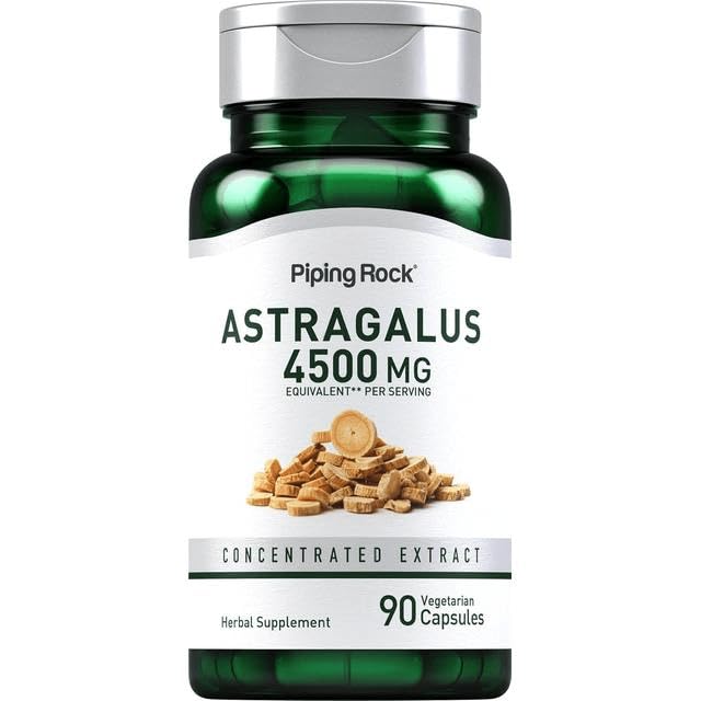 Astragalus Root 4500 mg – Immune, Energy & Wellness Herbal Supplement – 90 Vegetarian Capsules