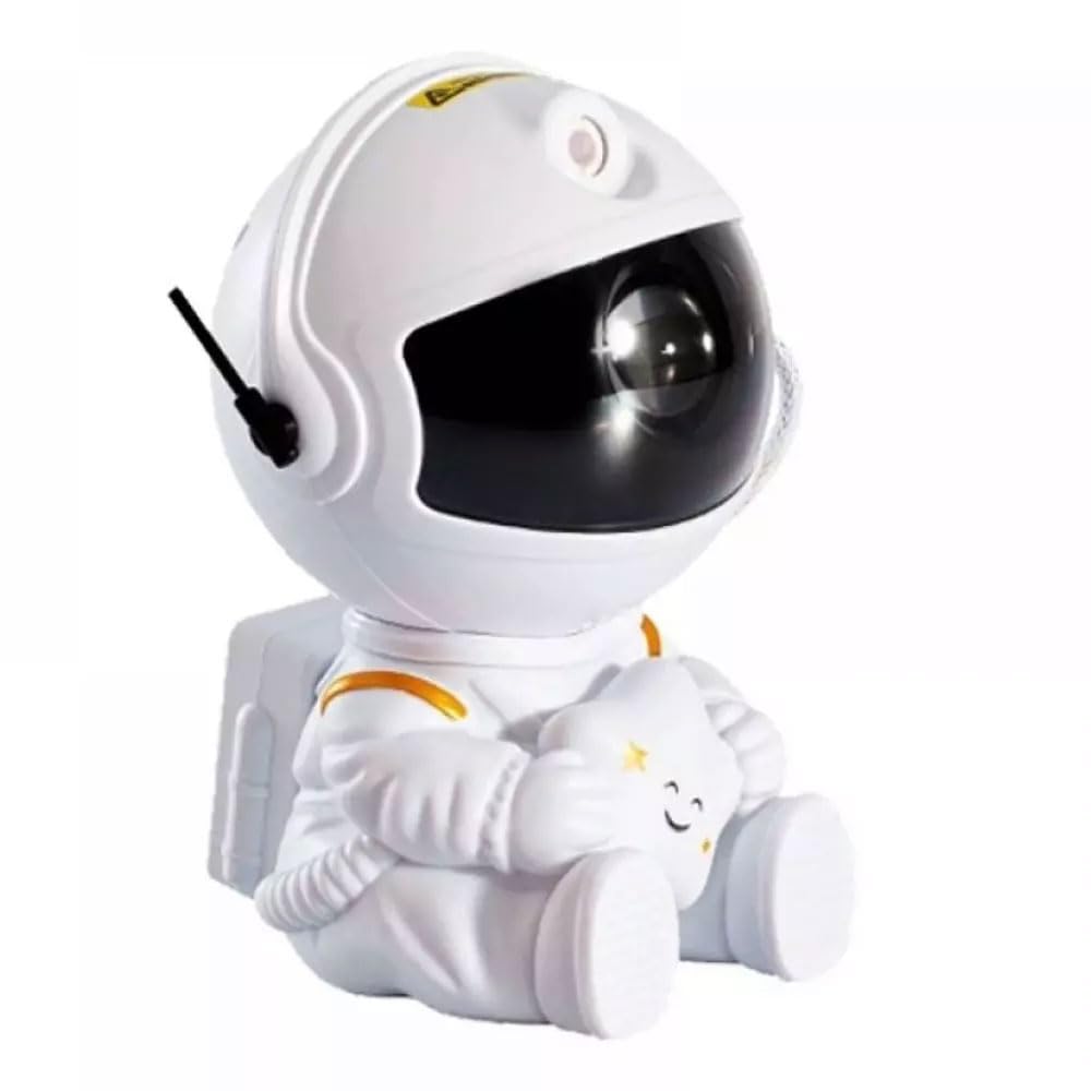 Astronaut Galaxy Light Projector, Space Buddy Night Light for Bedroom with Remote Control and Timer, Astro Alan Star Ceiling Projector for Kids Adults