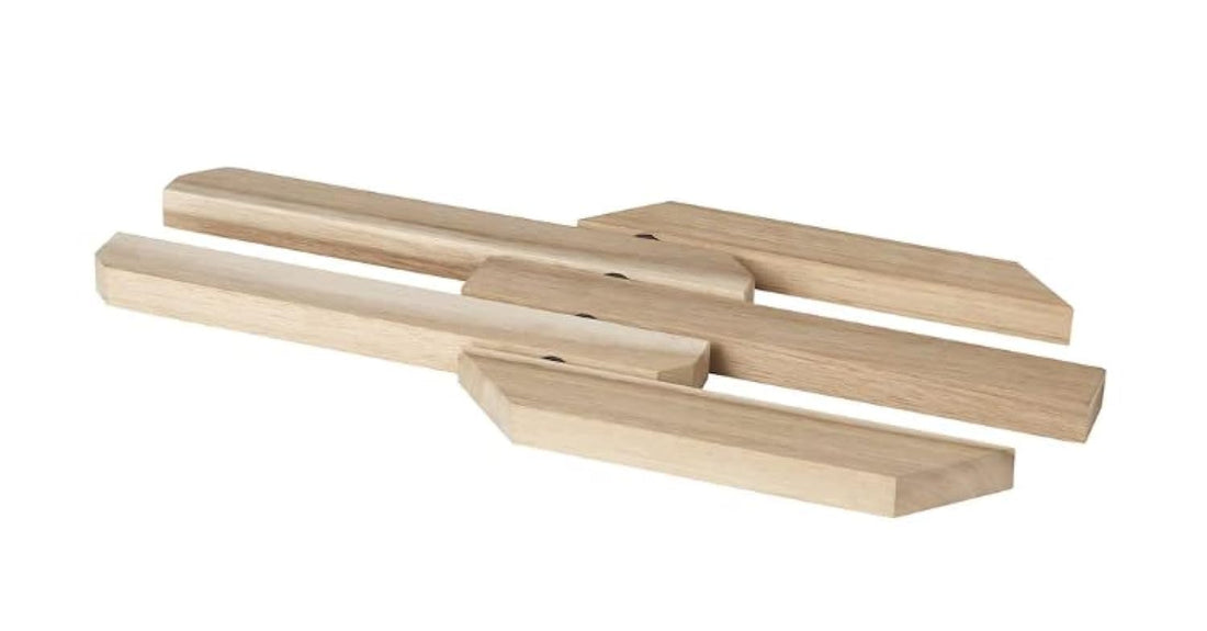 I-K-E-A Pot stand, extendable, acacacia