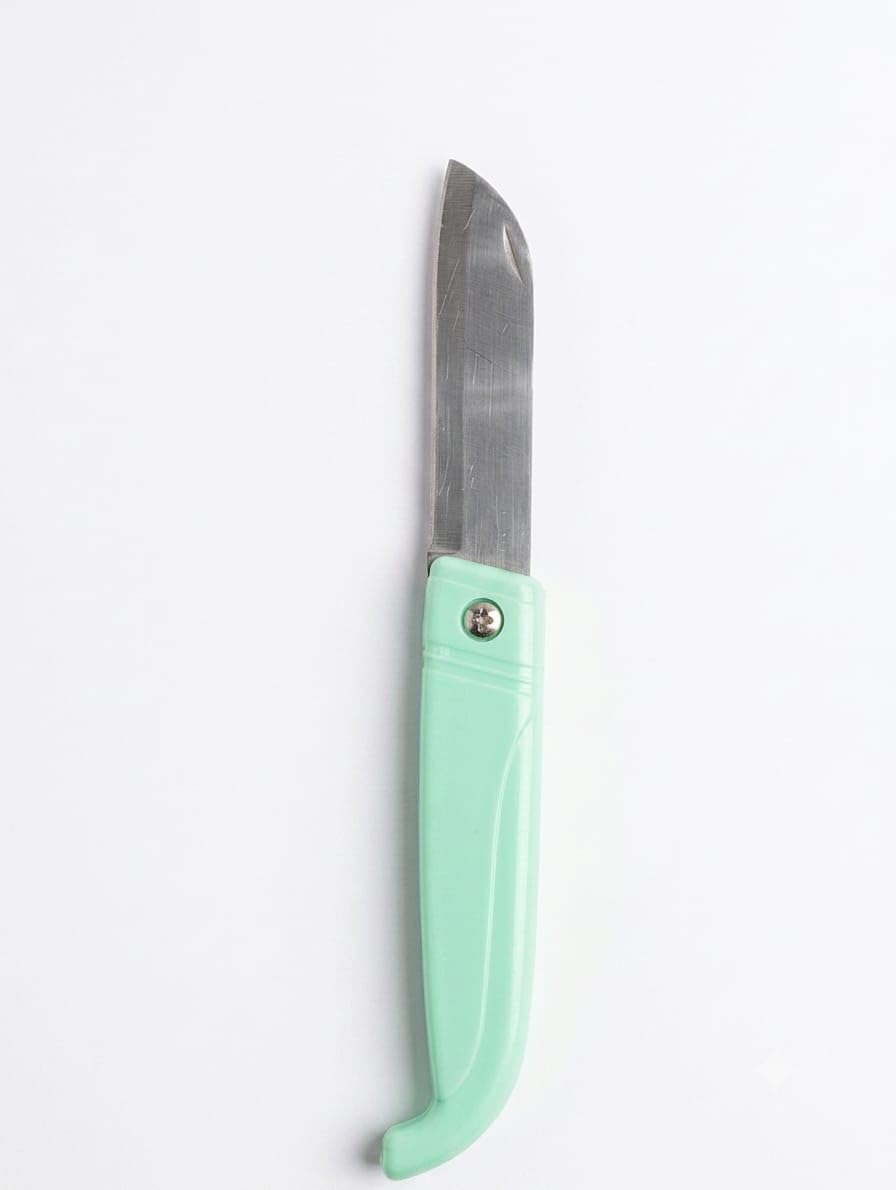 Volora Folding Knife for Fruit, Vegetables, and Bread, Multicolor, 18cm, Portable (Green 1pcs)