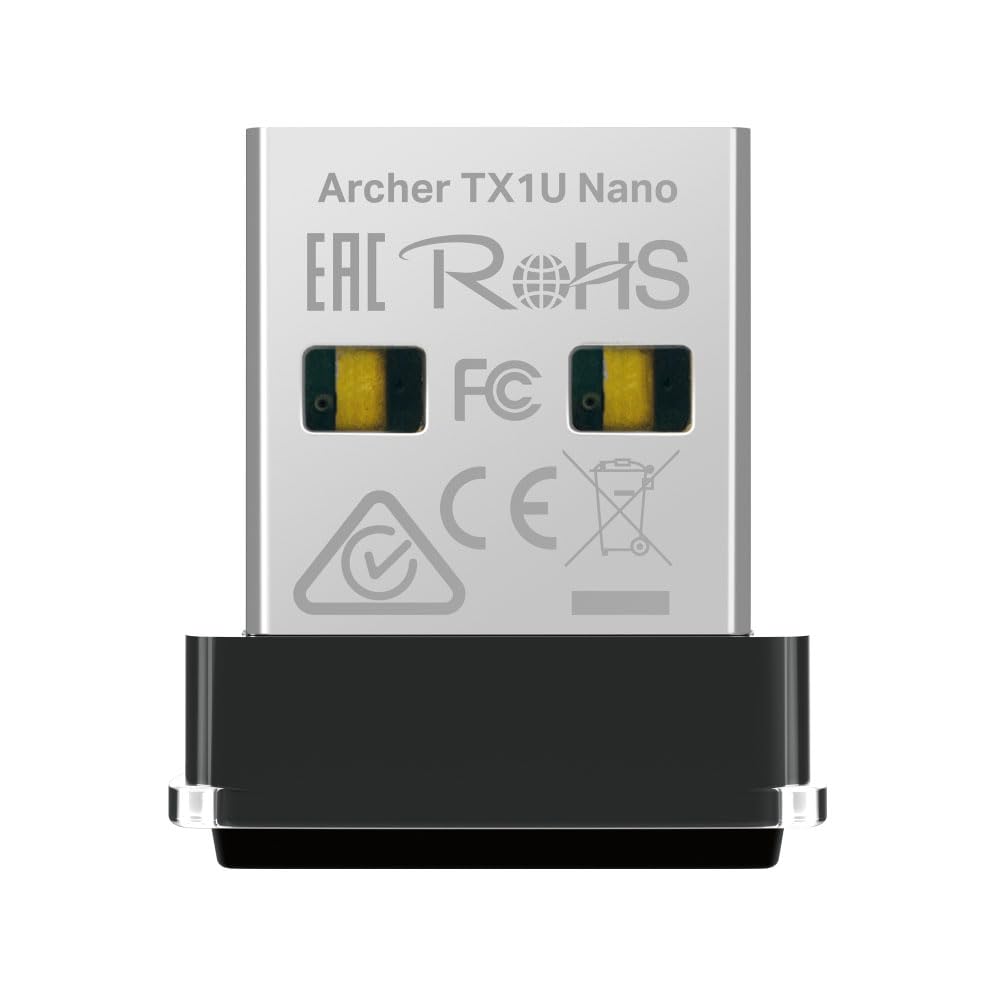 TP-Link Archer TX1U Nano AX300 Mbps, Nano Design, Plug and Play, Supports Linux and Windows(11/10/7), Wi-Fi 6 USB Adapter