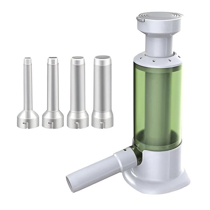 Kitchen Gadget - Efficient acrylic sausage and foul stuffing machine for quick, clean home preparation, featuring easy-to-assemble pipes for hassle-free use.