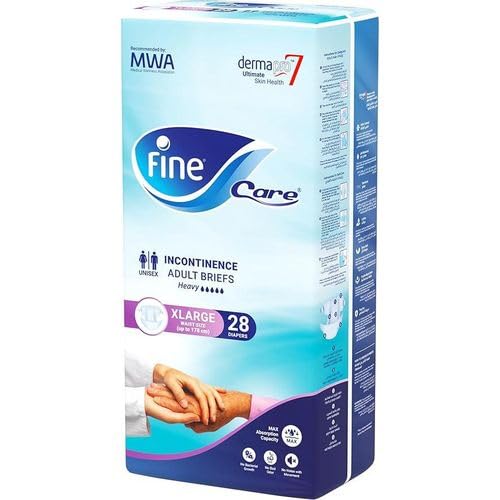 Fine Care Incontinence Adult Diapers breifs, (X-Large)