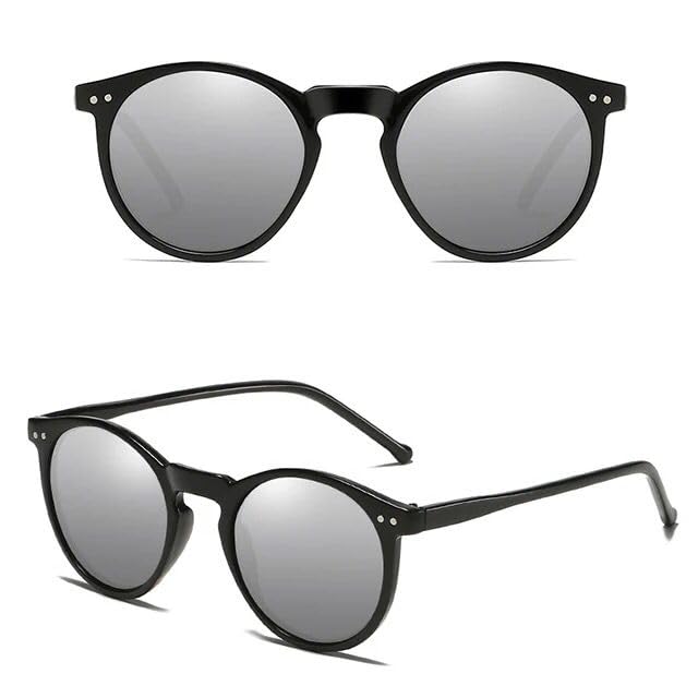 Sunglasses sa black lens silver mirrors