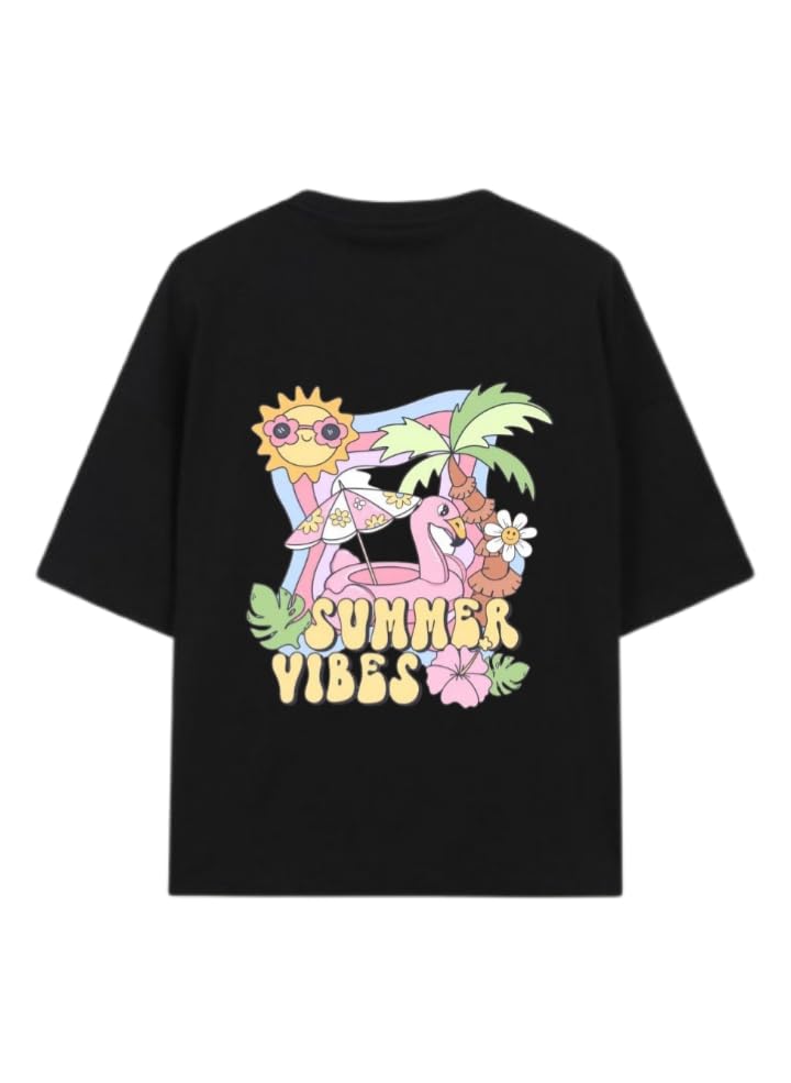 Sammer Vbes T-shirt Black Back SUMMER VIBES 15
