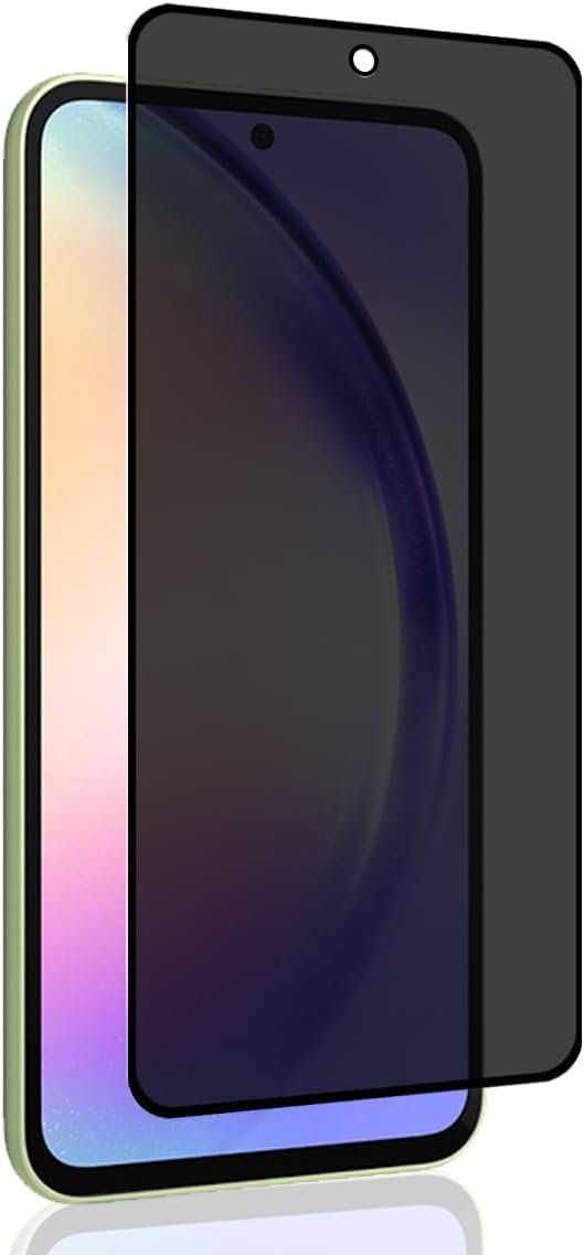 Glass for Samsung Galaxy A56 5G Privacy Glass Screen Protector Anti-Spy Tempered Glass Film 9H Hardness Scratch Resistant Bubble Free Glass Screen Protector for Samsung Galaxy A56 5G