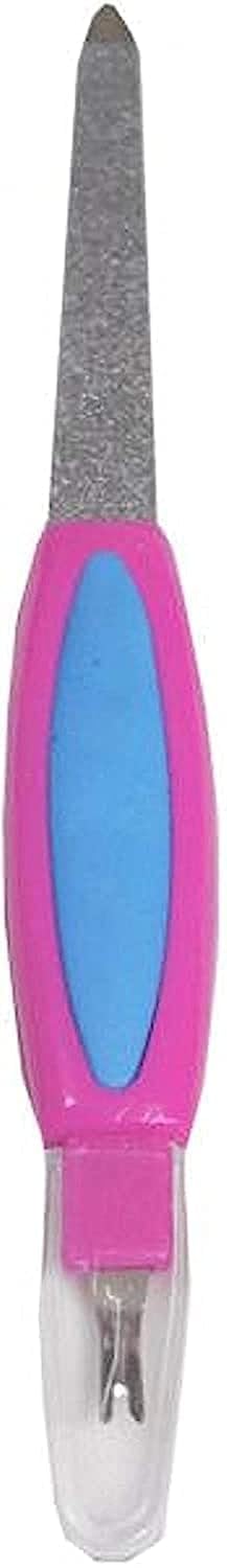 Care & Polish Tool,2-In-1 Nail File (Multi color)