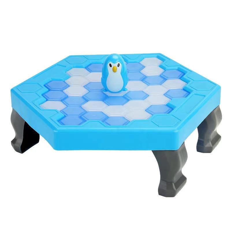 KIDSZONE Penguin Trap Ice‑Block Game – Fun Interactive Party & Family Board Game for Kids & Adults