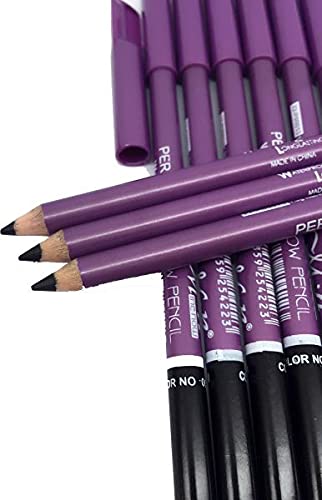 M.N Fashion Menow Eye Make up Cosmetic Tool Eyebrow Pencil with Comb Brush for black Valla