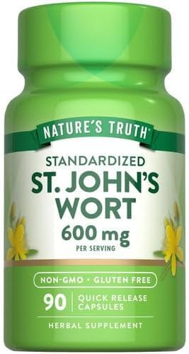Mood Balance & Calm Support Formula | 600 mg | 90 Capsule | Botanical Extract Blend | Non-GMO, Gluten Free