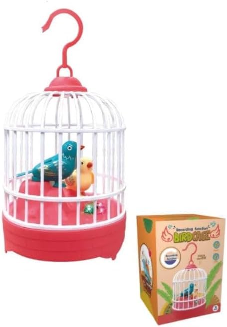 Small Bird Cage Sound Sensor Sound Frequency Music Light Voice Control Multicolor