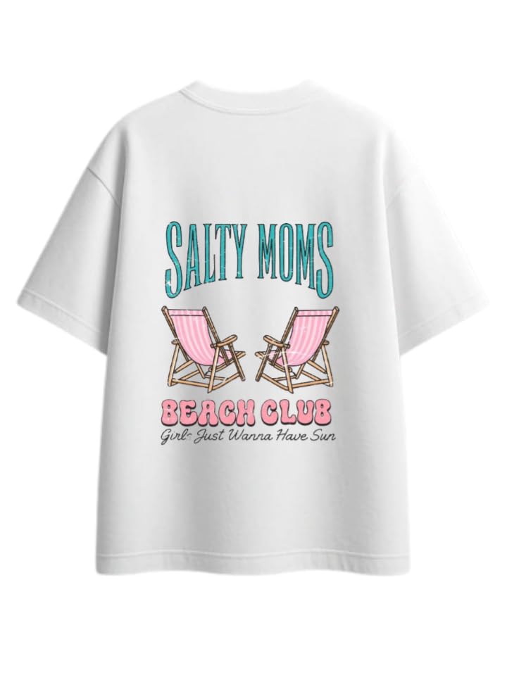 Sammer Vbes T-shirt White Back SALTY MOMS 22