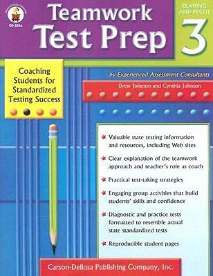 Teamwork Test Prep Grade 3 By Drew Johnson And Cynthia Johnson (2004)