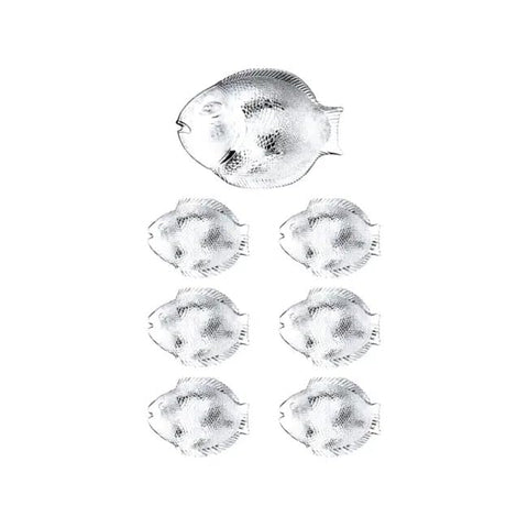 Pasabahce Marine Glass Dinner Set – 7 Pieces for 6 People-Turkey Made